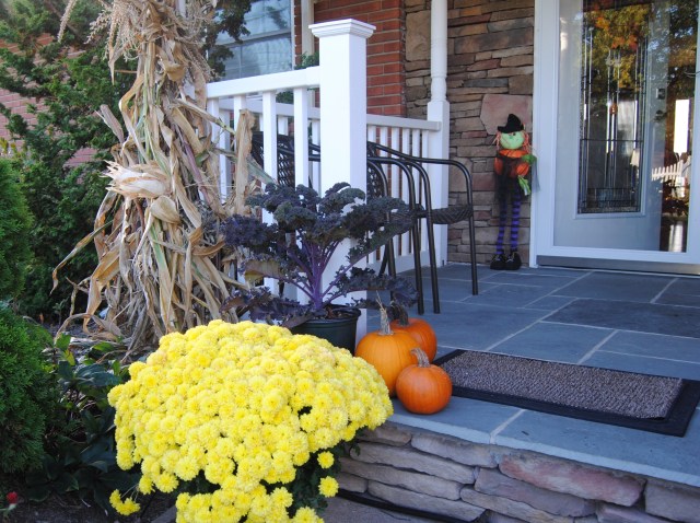 fall porch color