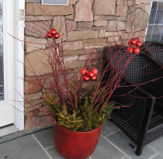 holiday twig arrangement holiday twigs