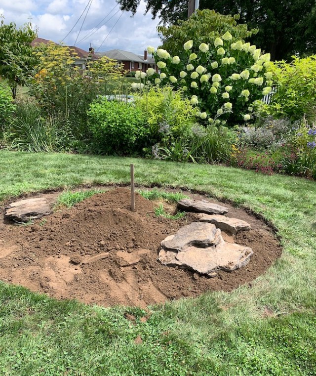 making a rock garden