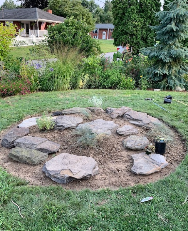 making a rock garden